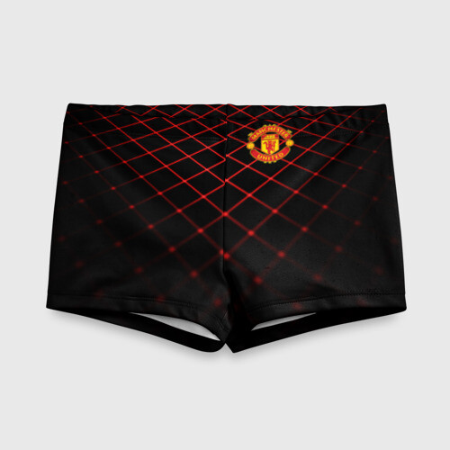 Детские купальные плавки 3D Manchester United 2018 Line фото