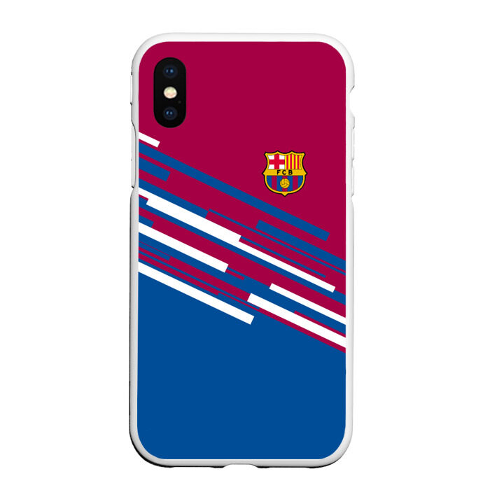Чехол для iPhone XS Max матовый FC Barcelona 2018 Sport line фото