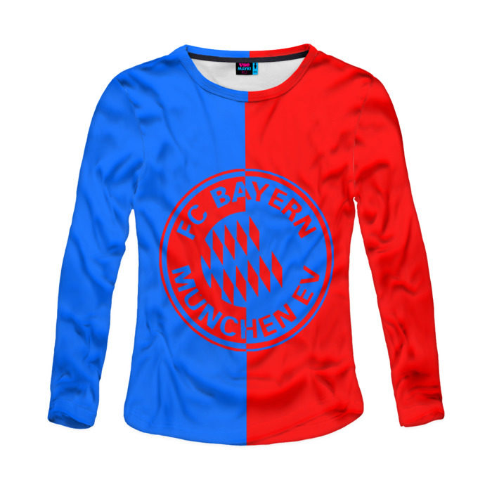 Женский лонгслив 3D FC Bayern 2018 Original #9 фото