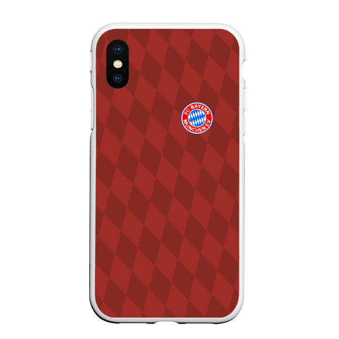 Чехол для iPhone XS Max матовый FC Bayern 2018 Original #10 фото