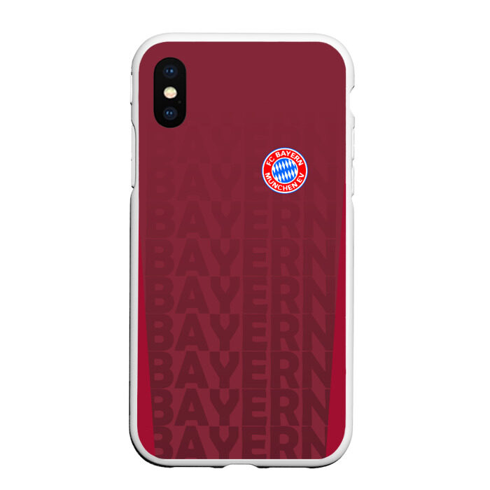 Чехол для iPhone XS Max матовый FC Bayern 2018 Original #12 фото