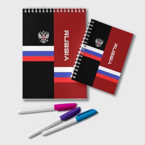 Блокнот Russia герб фото