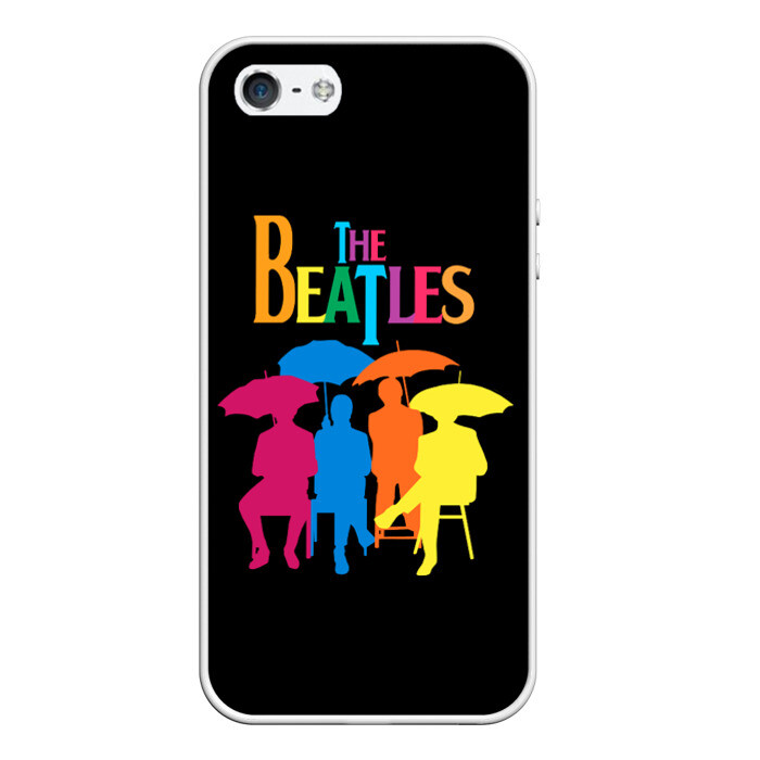 Чехол для iPhone 5/5S матовый The beatles фото