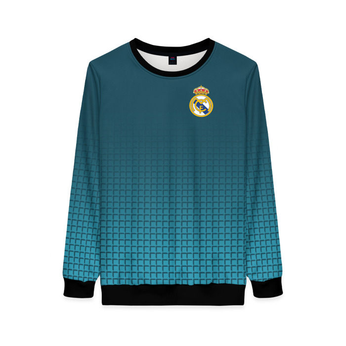 Женский свитшот 3D Real Madrid 2018 #14 фото