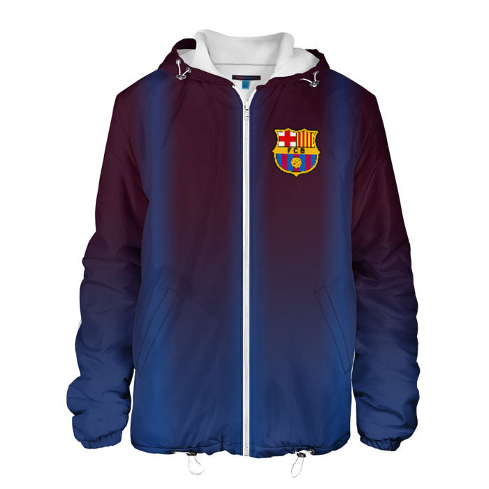 Мужская куртка 3D FC Barcelona Gradient фото