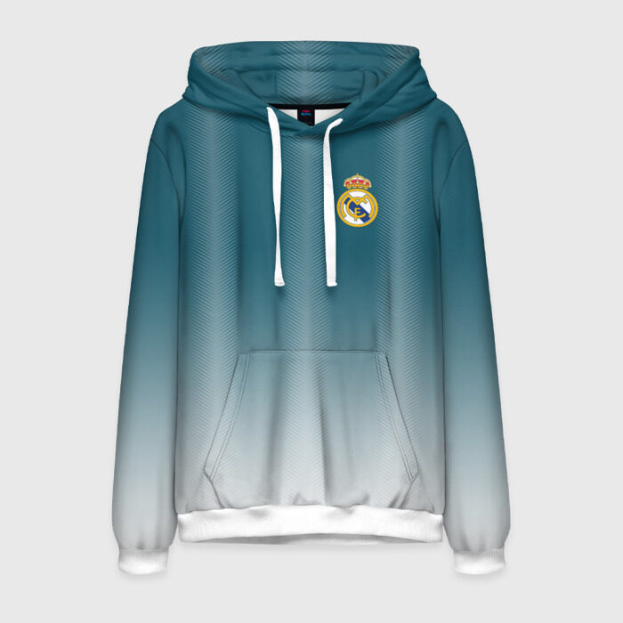 Мужская толстовка 3D Real Madrid 2018 Gradient фото