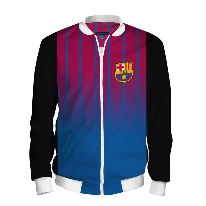Мужской бомбер 3D FC Barcelona 2018 фото