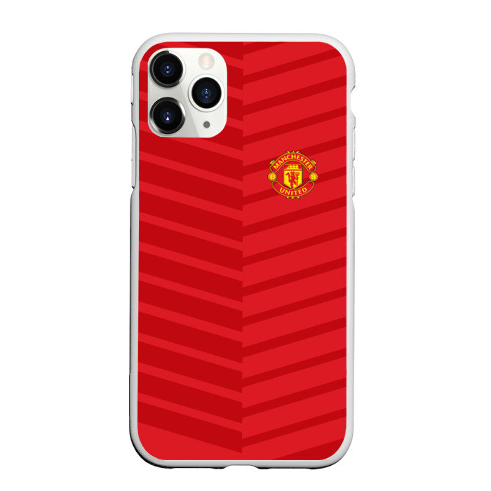 Чехол для iPhone 11 Pro матовый Manchester United 2018 Reverse фото