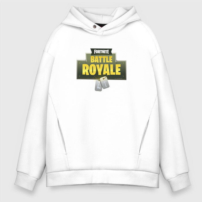 Мужское худи Oversize хлопок Fortnite battle royale фото