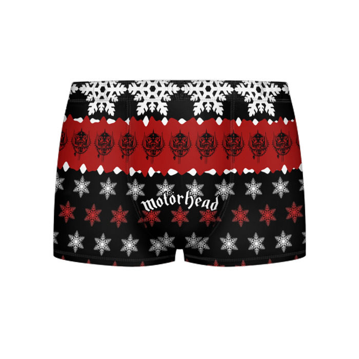 Мужские трусы 3D Праздничный Motorhead фото