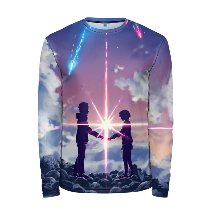 Мужской лонгслив 3D Your name_3 фото