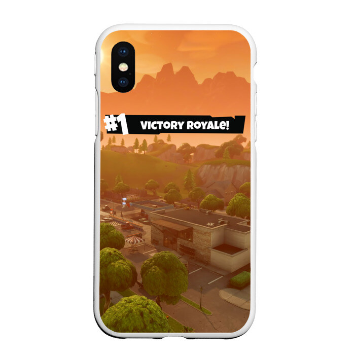 Чехол для iPhone XS Max матовый Fortnite фото