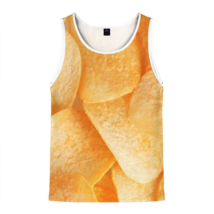 Мужская майка 3D Чипсы фото