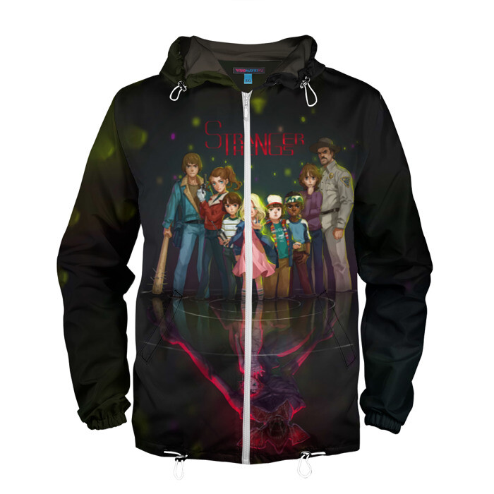 Мужская ветровка 3D Stranger Things 2 фото