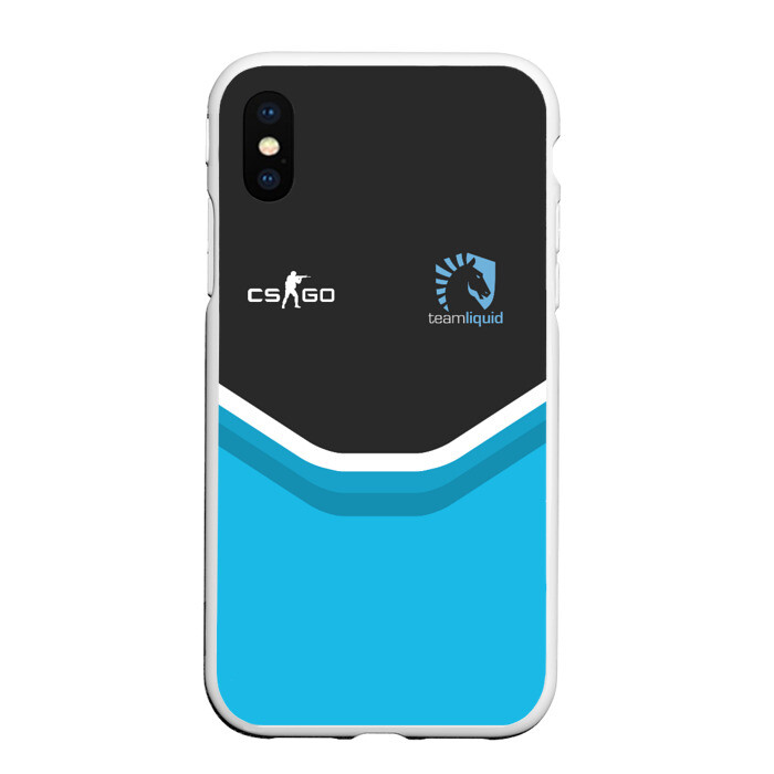 Чехол для iPhone XS Max матовый Liquid - NitrO Player CS GO фото