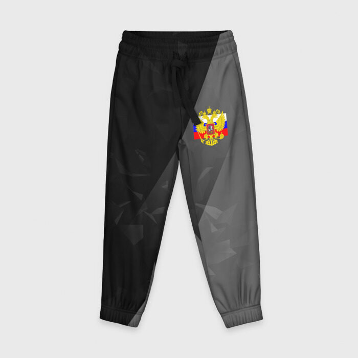 Детские брюки 3D RUSSIA - Black Collection фото