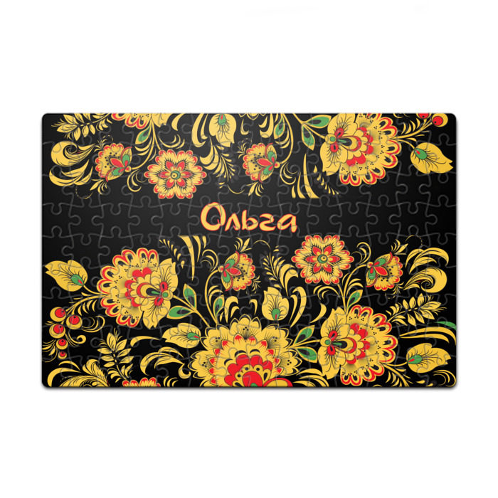 Пазл магнитный 126 элементов Ольга, роспись под хохлому фото