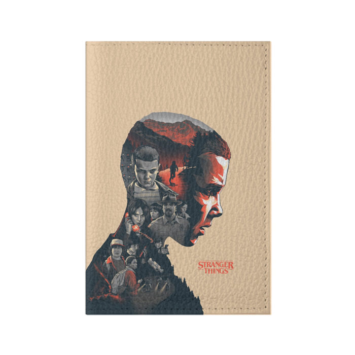 Обложка для паспорта матовая кожа Eleven фото