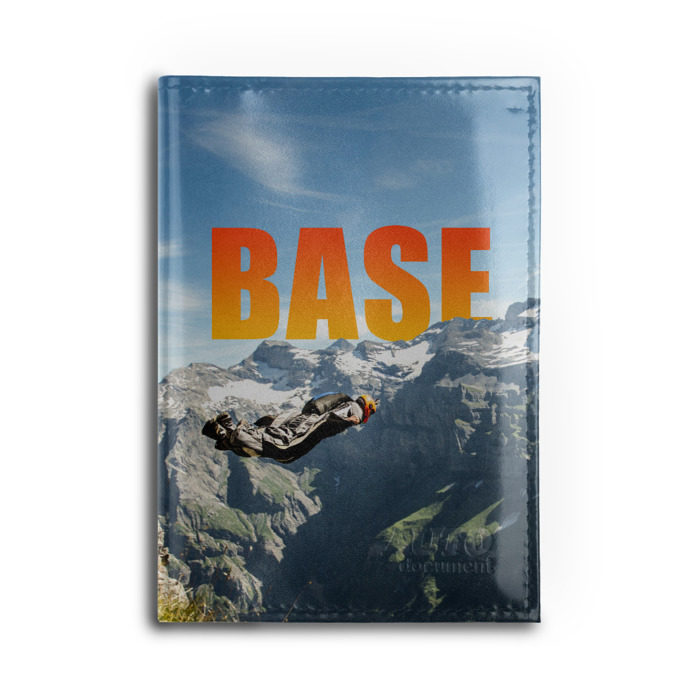 Обложка для автодокументов base jumping фото