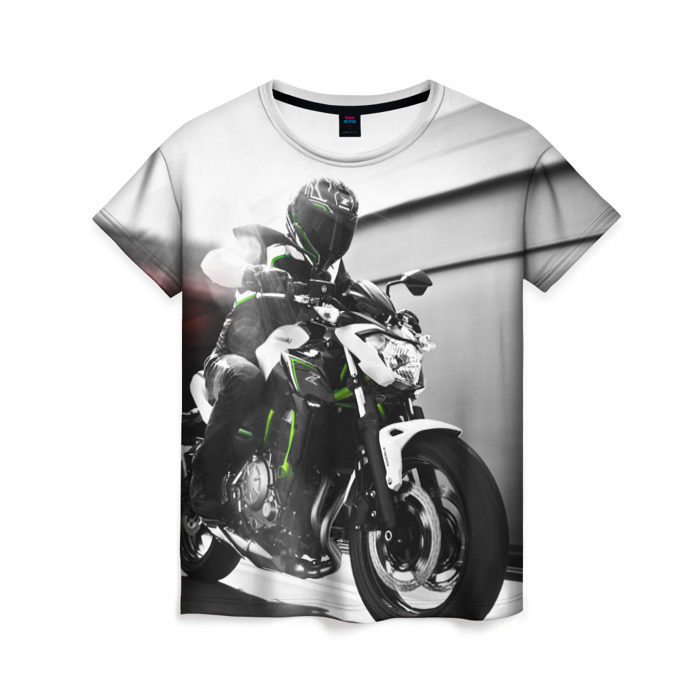 Женская футболка 3D Kawasaki фото