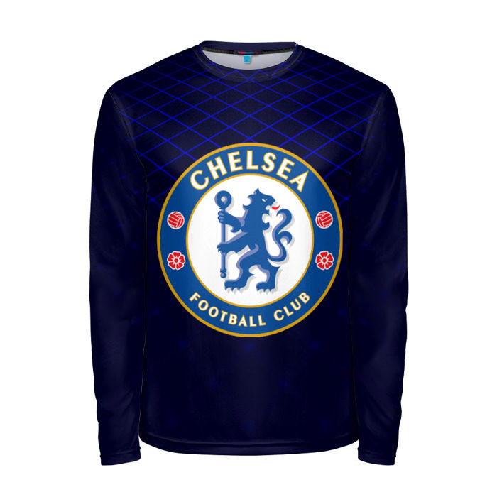 Мужской лонгслив 3D Chelsea 2018 Uniform фото
