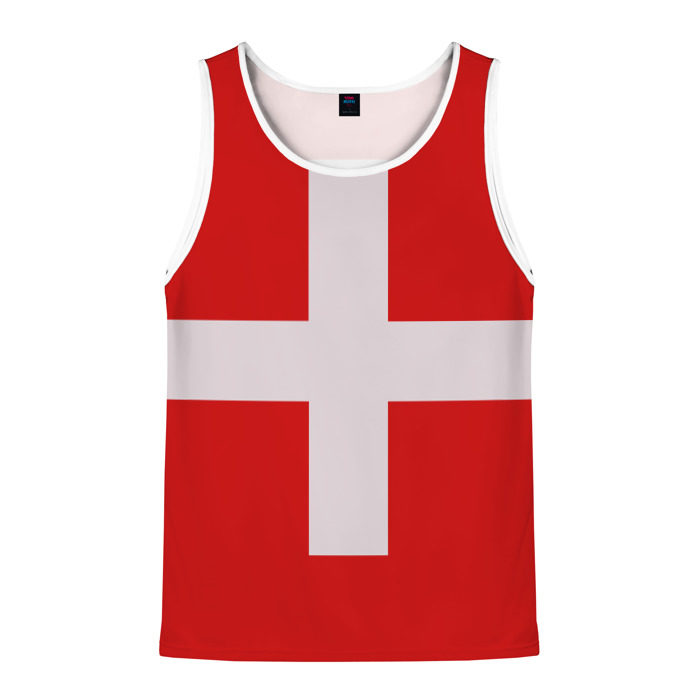 Мужская майка 3D Швейцария фото