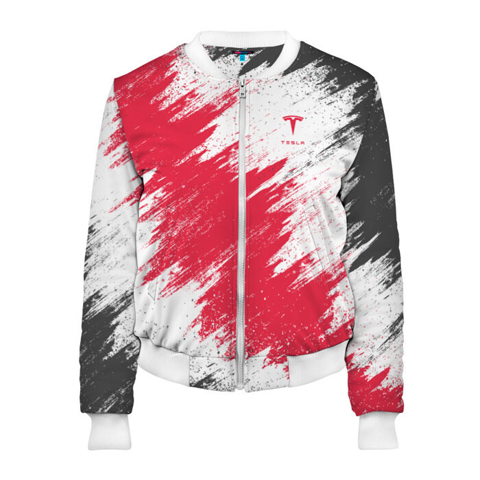 Женский бомбер 3D Tesla фото