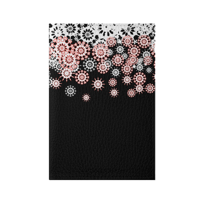 Обложка для паспорта матовая кожа Дуx рождества фото