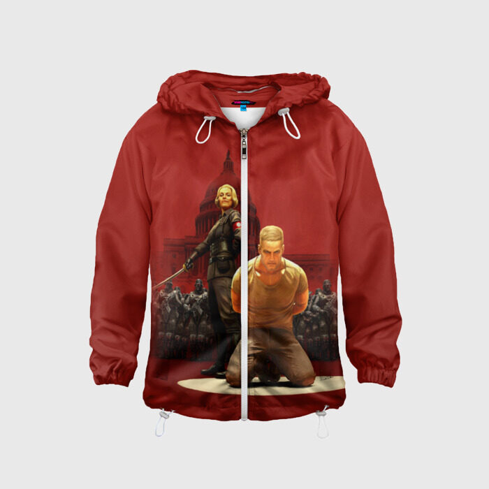 Детская ветровка 3D Wolfenstein фото