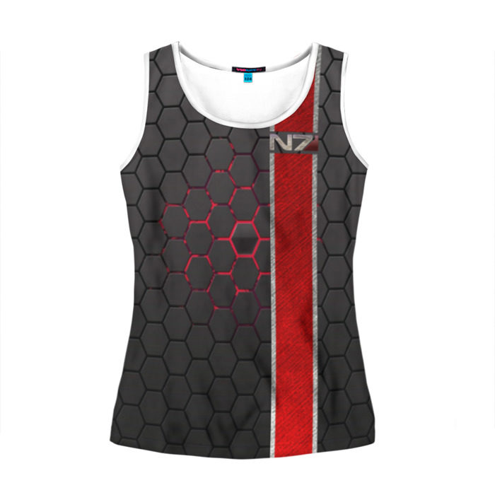 Женская майка 3D N7 фото