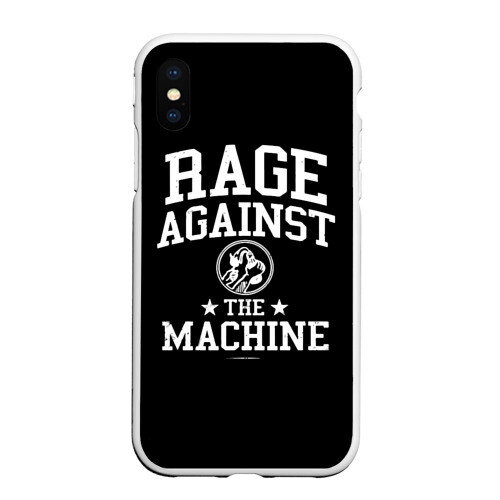 Чехол для iPhone XS Max матовый Rage Against the Machine фото