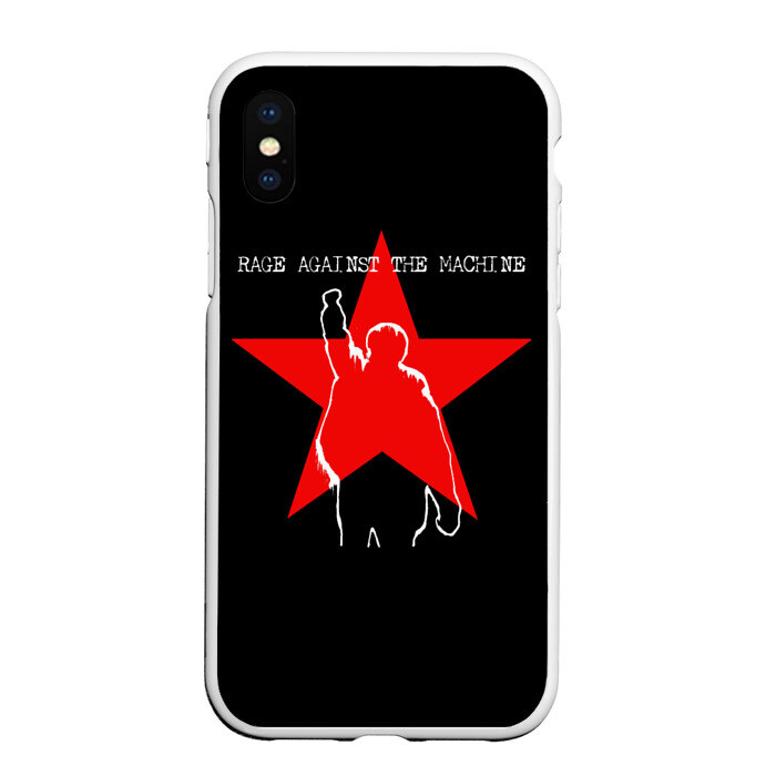 Чехол для iPhone XS Max матовый Rage Against the Machine фото