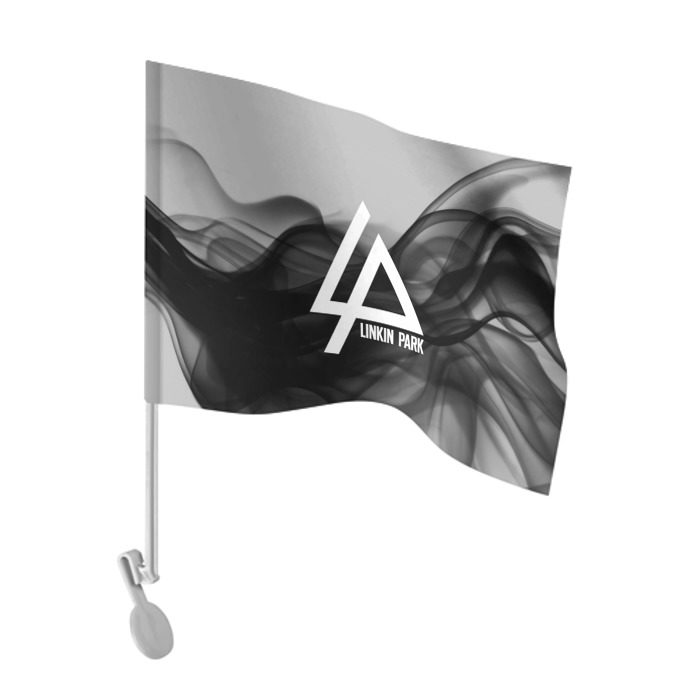 Флаг для автомобиля LINKIN PARK SMOKE GRAY 2018 фото