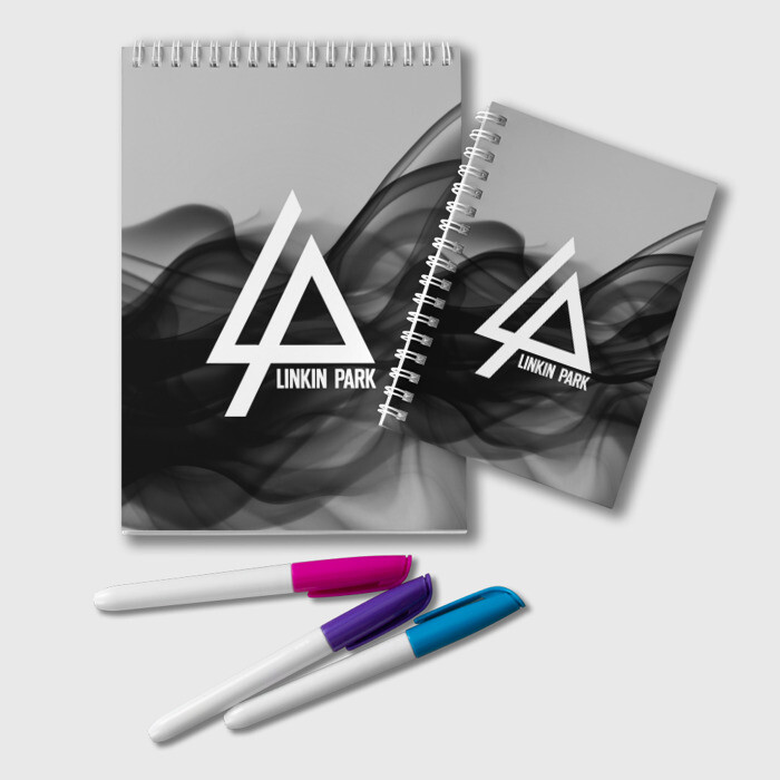 Блокнот LINKIN PARK SMOKE GRAY 2018 фото