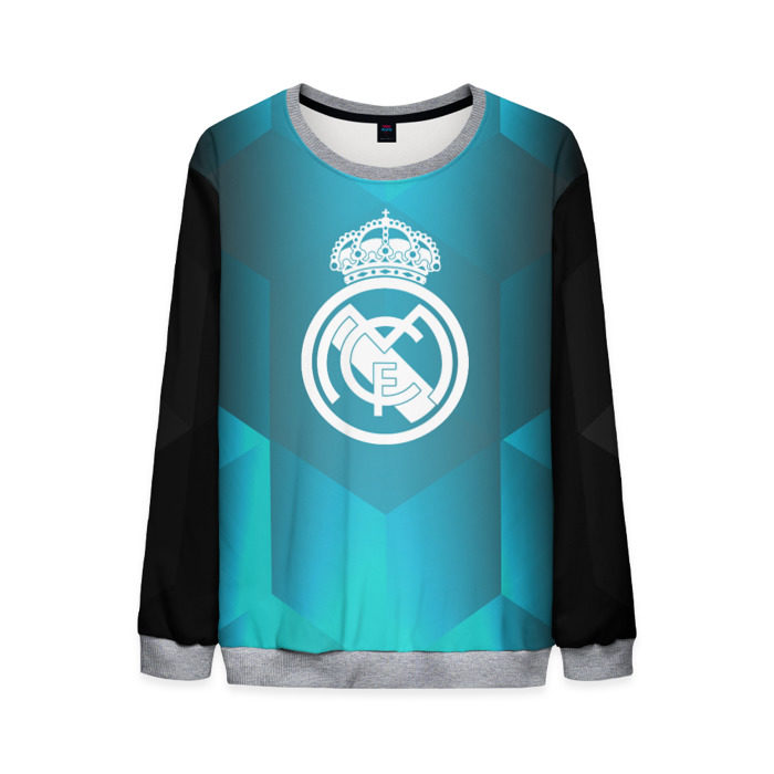 Мужской свитшот 3D Real Madrid Geometry Sport фото