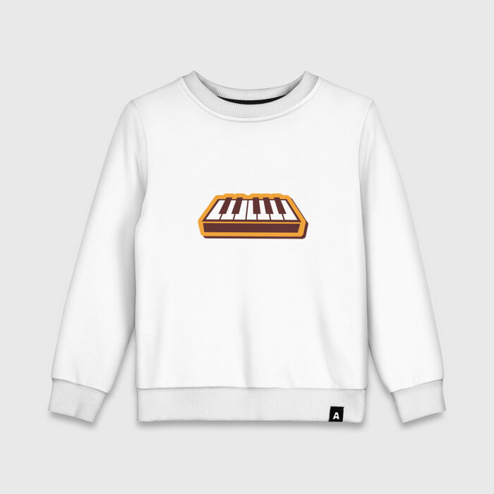 Детский свитшот хлопок Клавиатура фото