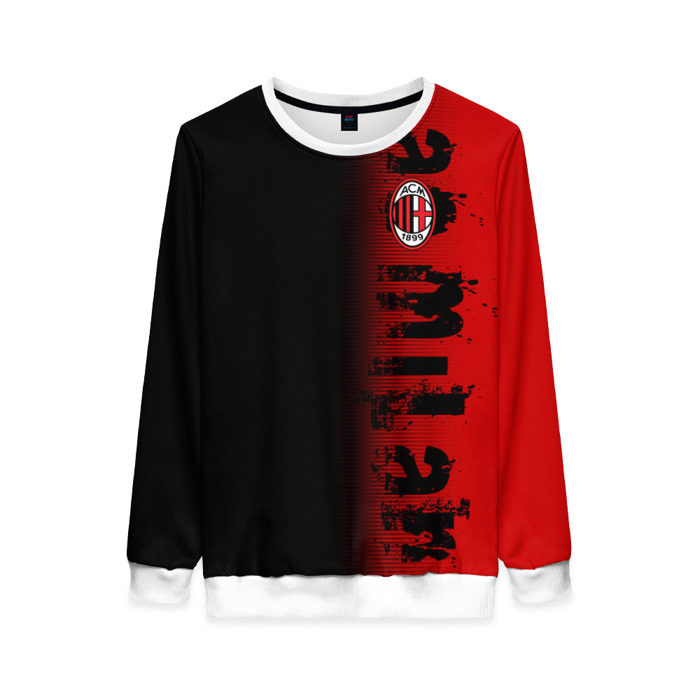 Женский свитшот 3D AC MILAN фото