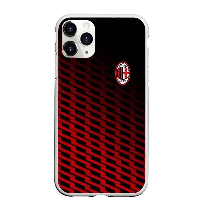 Чехол для iPhone 11 Pro матовый AC MILAN фото