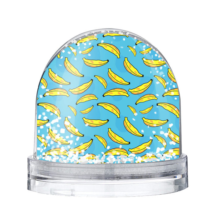Снежный шар банан фото