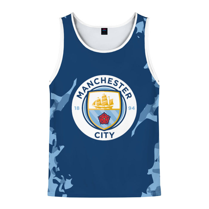 Мужская майка 3D Manchester city 2018 Original фото
