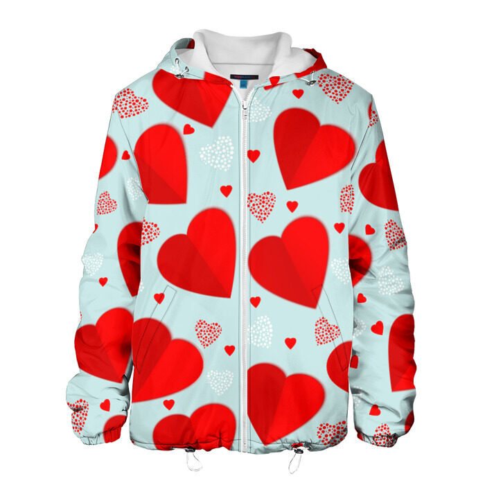 Мужская куртка 3D С днем святого Валентина фото