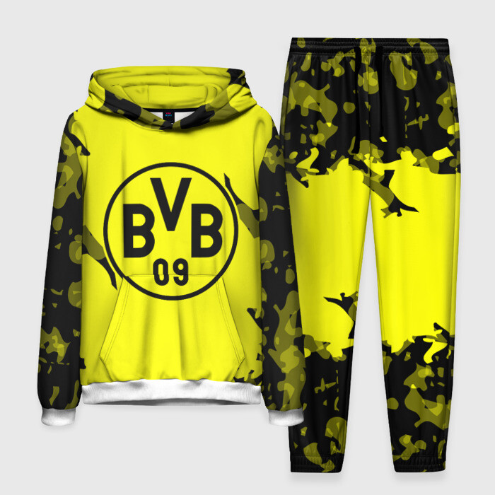 Мужской костюм 3D (с толстовкой) FC Borussia 2018 Original фото