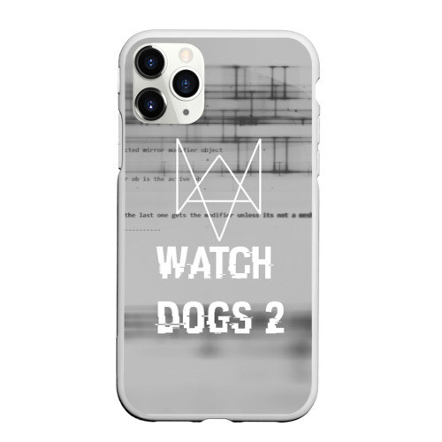Чехол для iPhone 11 Pro матовый Wath dogs 2 collection фото