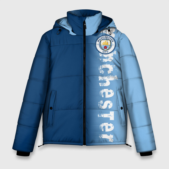 Мужская зимняя куртка 3D Manchester city 2018 o фото