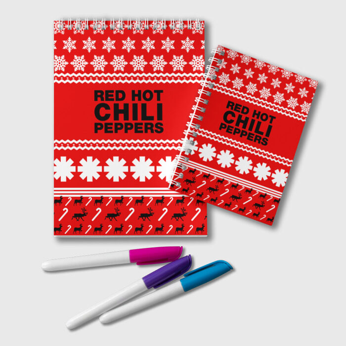 Блокнот Праздничный RHCP фото