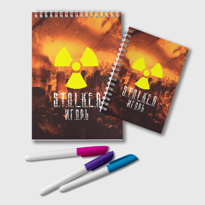 Блокнот S T A L K E R Игорь фото