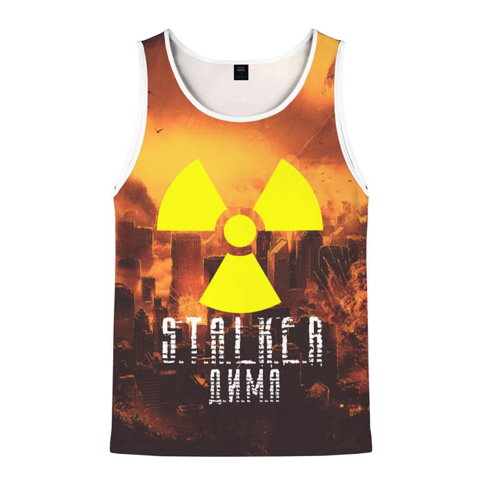 Мужская майка 3D S.T.A.L.K.E.R Дима фото