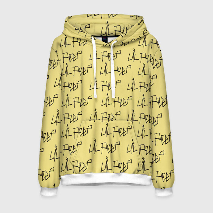 Мужская толстовка 3D LiL PEEP Pattern фото