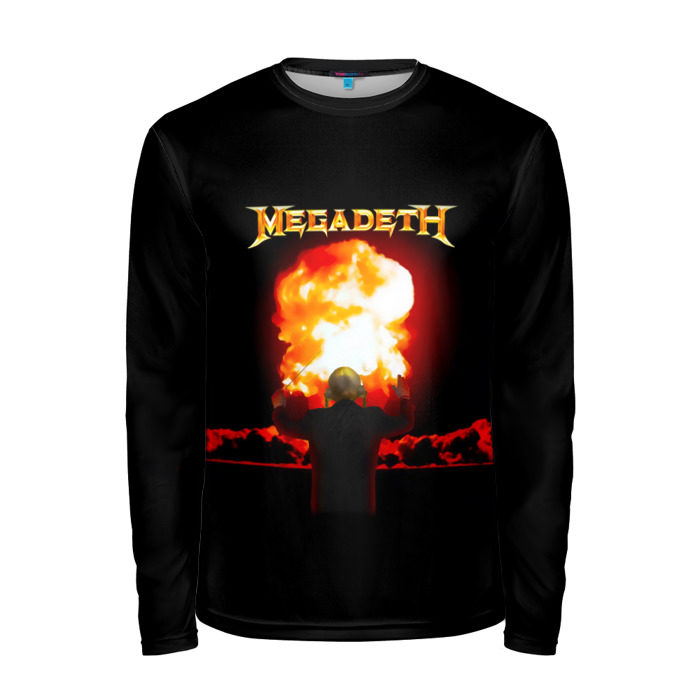 Мужской лонгслив 3D Megadeth фото