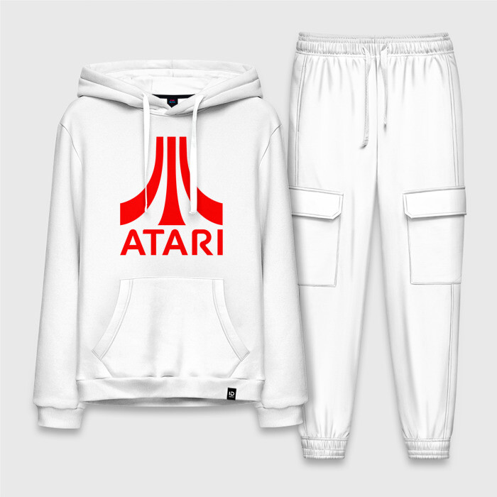 Мужской костюм хлопок с толстовкой Atari фото